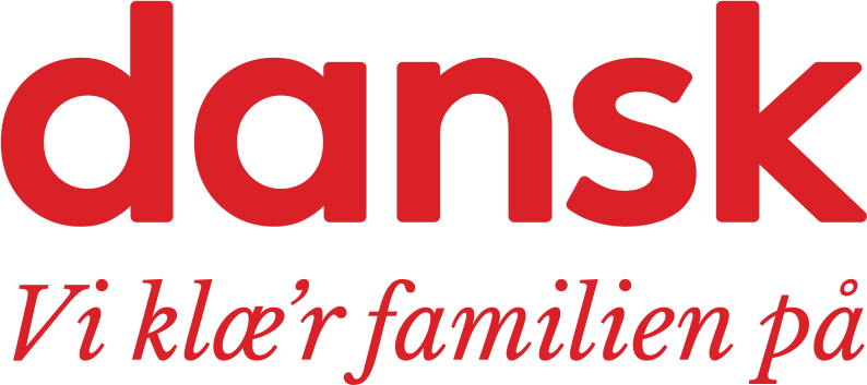 Dansk - vi klæ´r familien på logo