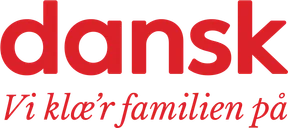 Dansk - vi klæ´r familien på logo