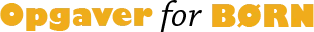 Opgaver for Børn logo